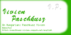 vivien paschkusz business card